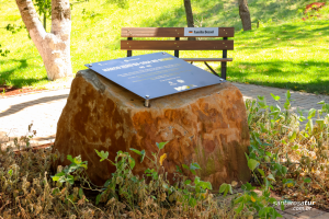 Monumento do marco zero da soja no Brasil